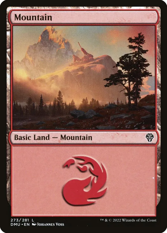 2022 Dominaria United Mountain #273 common card image