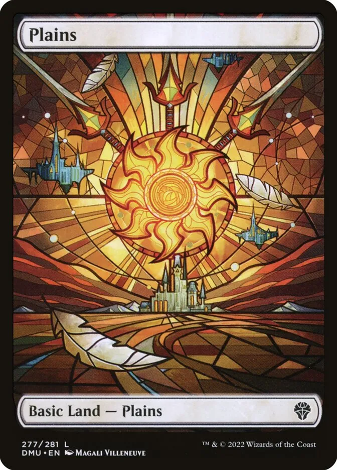 2022 Dominaria United Plains [Stained Glass] common #277 common card image