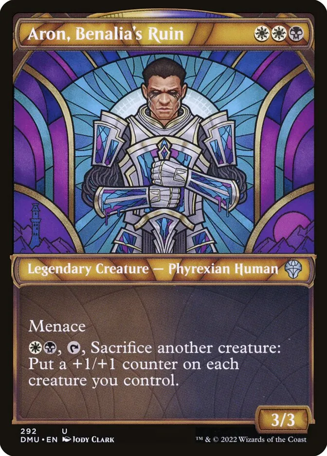 2022 Dominaria United Aron, Benalia's Ruin uncommon #292 uncommon card image