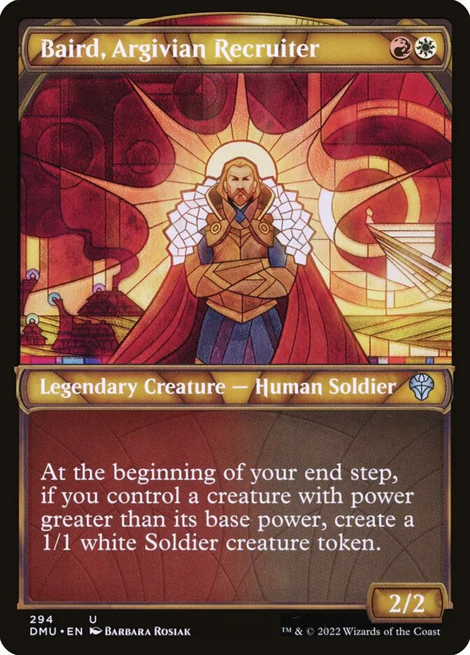 2022 Dominaria United Baird, Argivian Recruiter uncommon #294 uncommon card image