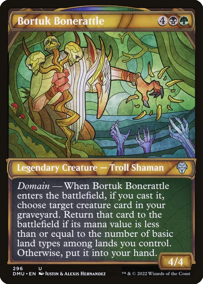 2022 Dominaria United Bortuk Bonerattle uncommon #296 uncommon card image
