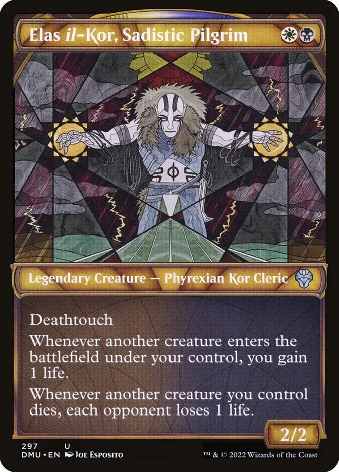 2022 Dominaria United Elas il-Kor, Sadistic Pilgrim uncommon #297 uncommon card image