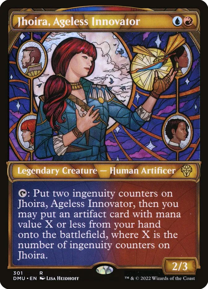 2022 Dominaria United Jhoira, Ageless Innovator rare #301 rare card image
