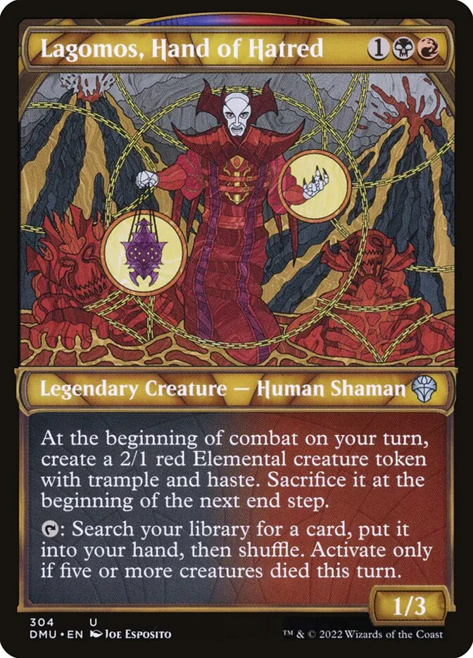 2022 Dominaria United Lagomos, Hand of Hatred uncommon #304 uncommon card image