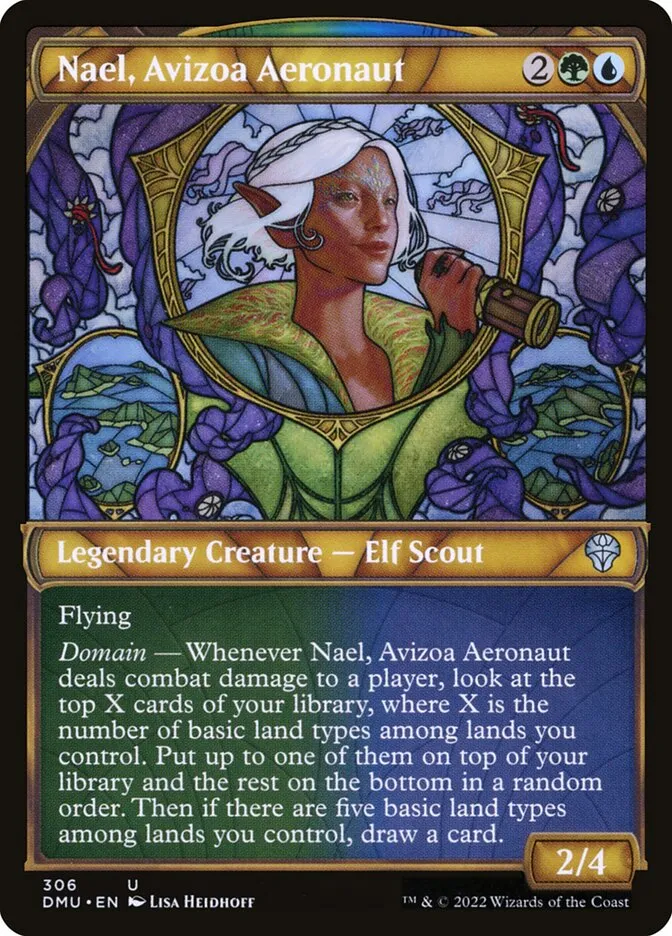 2022 Dominaria United Nael, Avizoa Aeronaut uncommon #306 uncommon card image