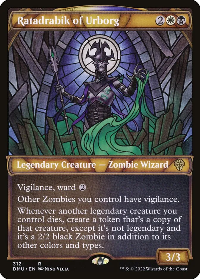 2022 Dominaria United Ratadrabik of Urborg rare #312 rare card image