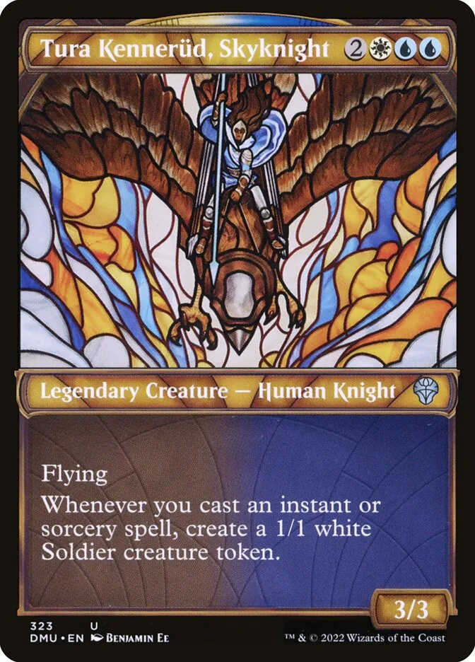 2022 Dominaria United Tura Kennerüd, Skyknight uncommon #323 uncommon card image
