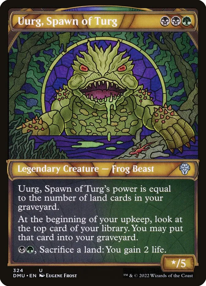 2022 Dominaria United Uurg, Spawn of Turg uncommon #324 uncommon card image