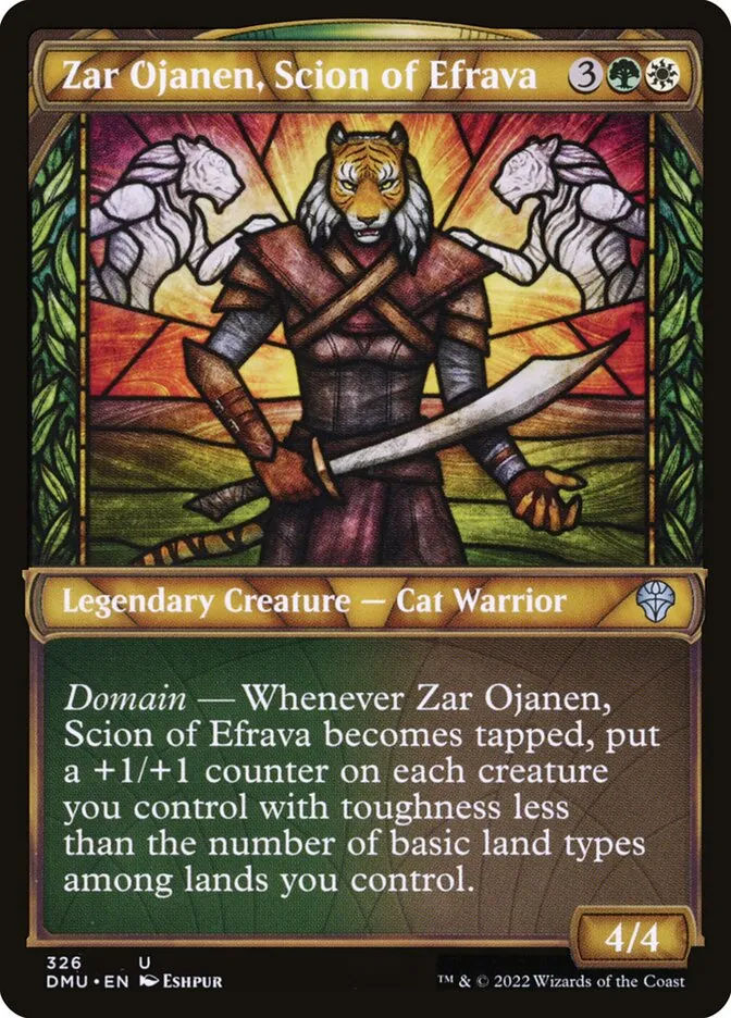 2022 Dominaria United Zar Ojanen, Scion of Efrava uncommon #326 uncommon card image