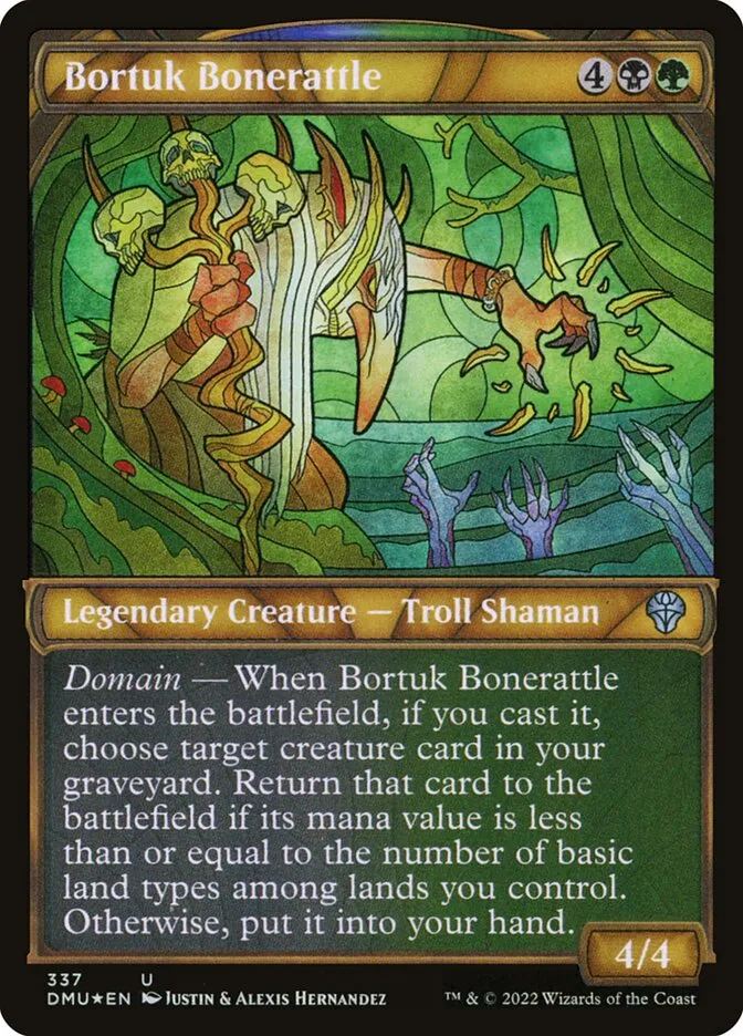 2022 Dominaria United Bortuk Bonerattle uncommon #337 uncommon card image