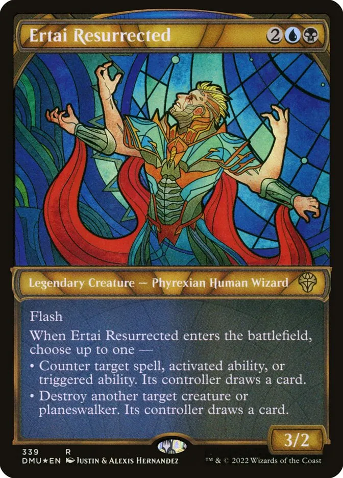 2022 Dominaria United Ertai Resurrected rare #339 rare card image