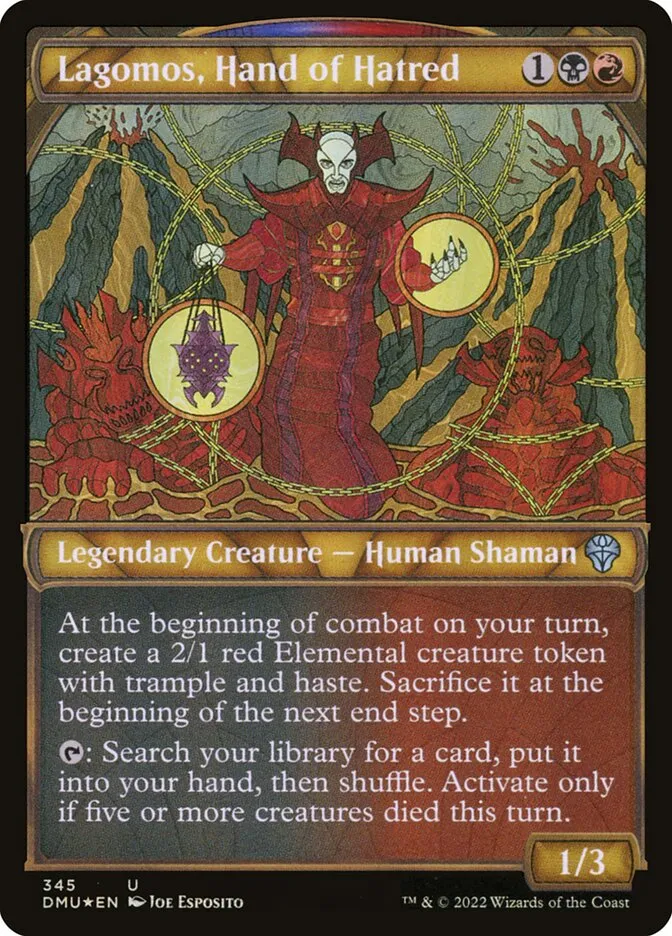 2022 Dominaria United Lagomos, Hand of Hatred uncommon #345 uncommon card image