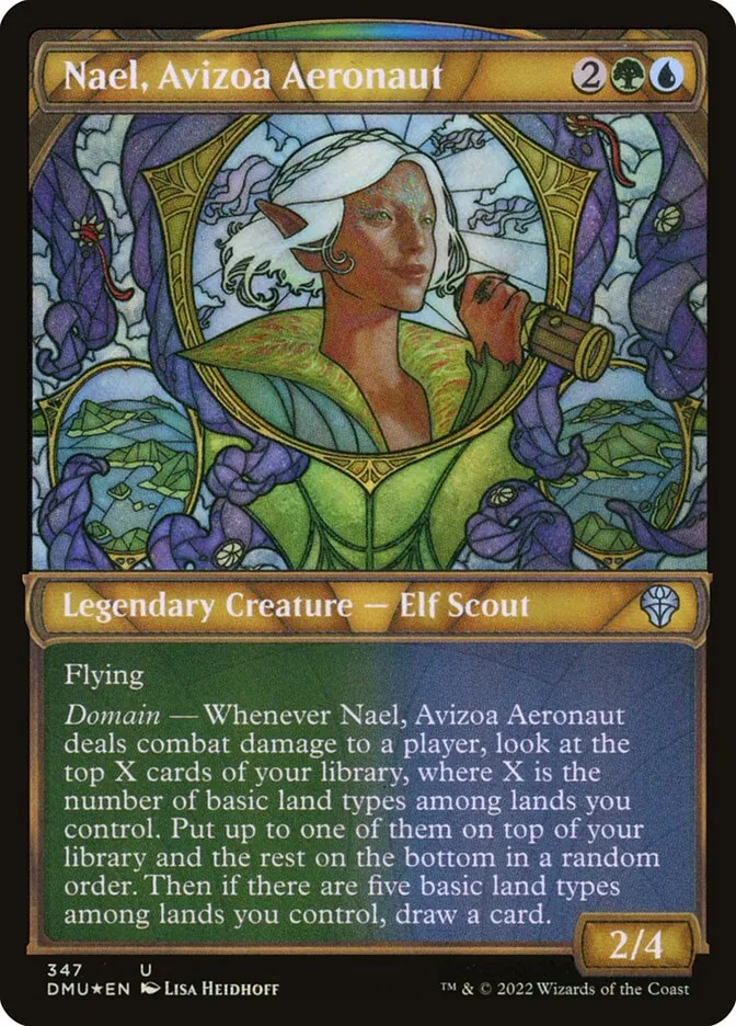 2022 Dominaria United Nael, Avizoa Aeronaut uncommon #347 uncommon card image