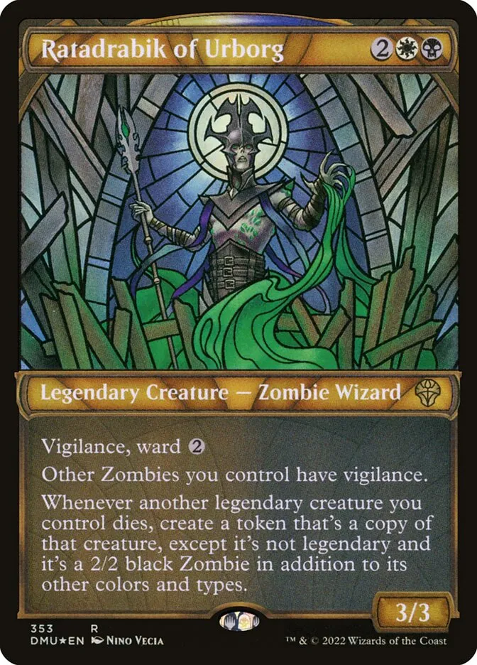 2022 Dominaria United Ratadrabik of Urborg rare #353 rare card image