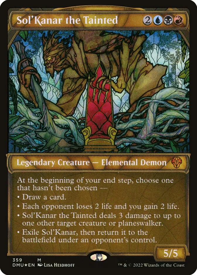 2022 Dominaria United Sol'Kanar the Tainted mythic #359 mythic card image