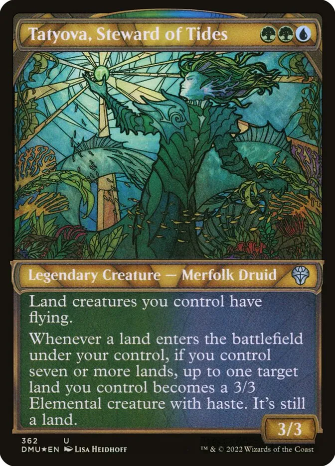 2022 Dominaria United Tatyova, Steward of Tides uncommon #362 uncommon card image