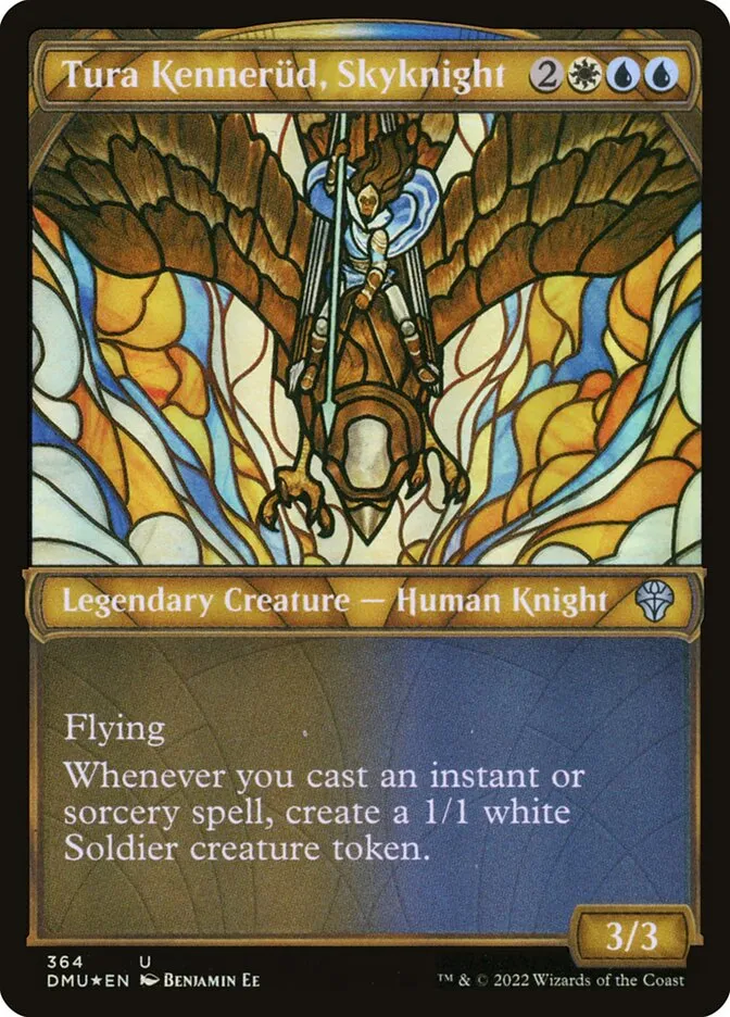 2022 Dominaria United Tura Kennerüd, Skyknight #364 uncommon card image