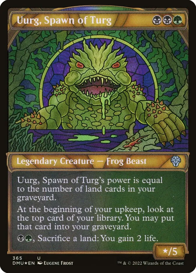 2022 Dominaria United Uurg, Spawn of Turg uncommon #365 uncommon card image