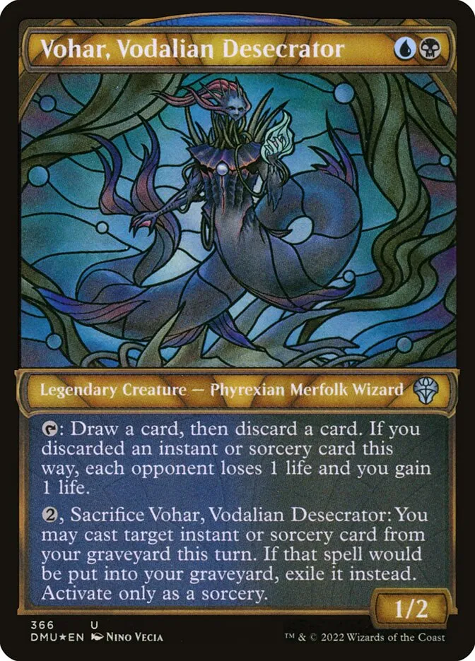 2022 Dominaria United Vohar, Vodalian Desecrator uncommon #366 uncommon card image