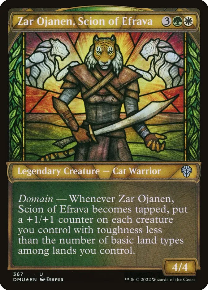 2022 Dominaria United Zar Ojanen, Scion of Efrava uncommon #367 uncommon card image