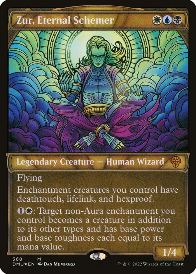 2022 Dominaria United Zur, Eternal Schemer mythic #368 mythic card image