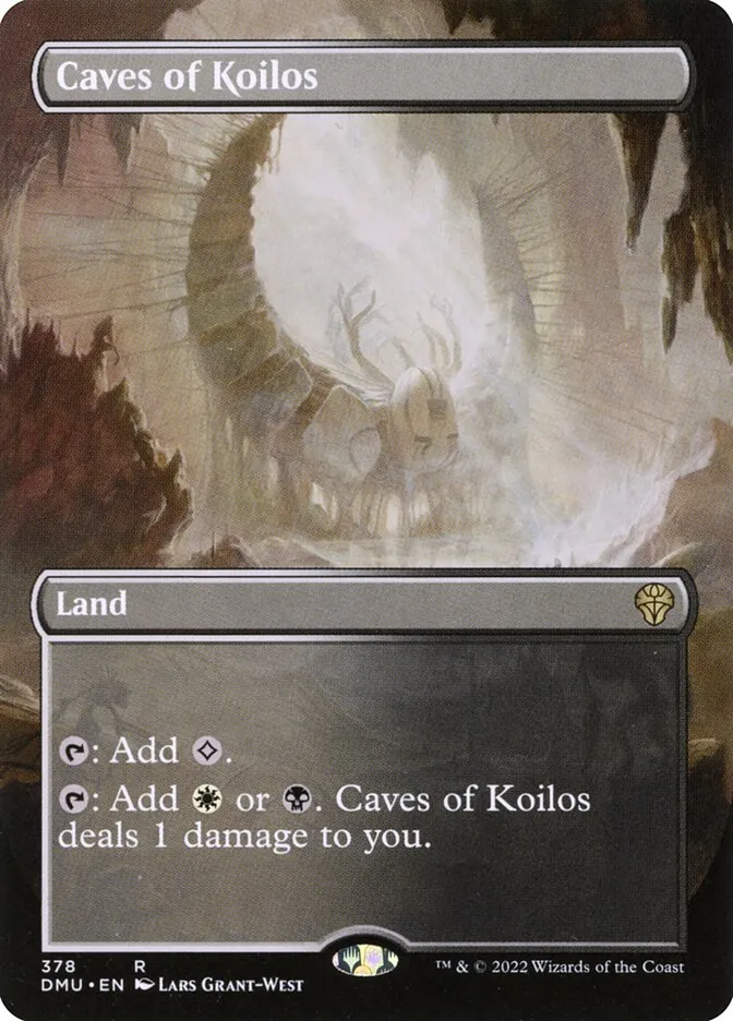 2022 Dominaria United Caves of Koilos [Borderless] rare #378 rare card image