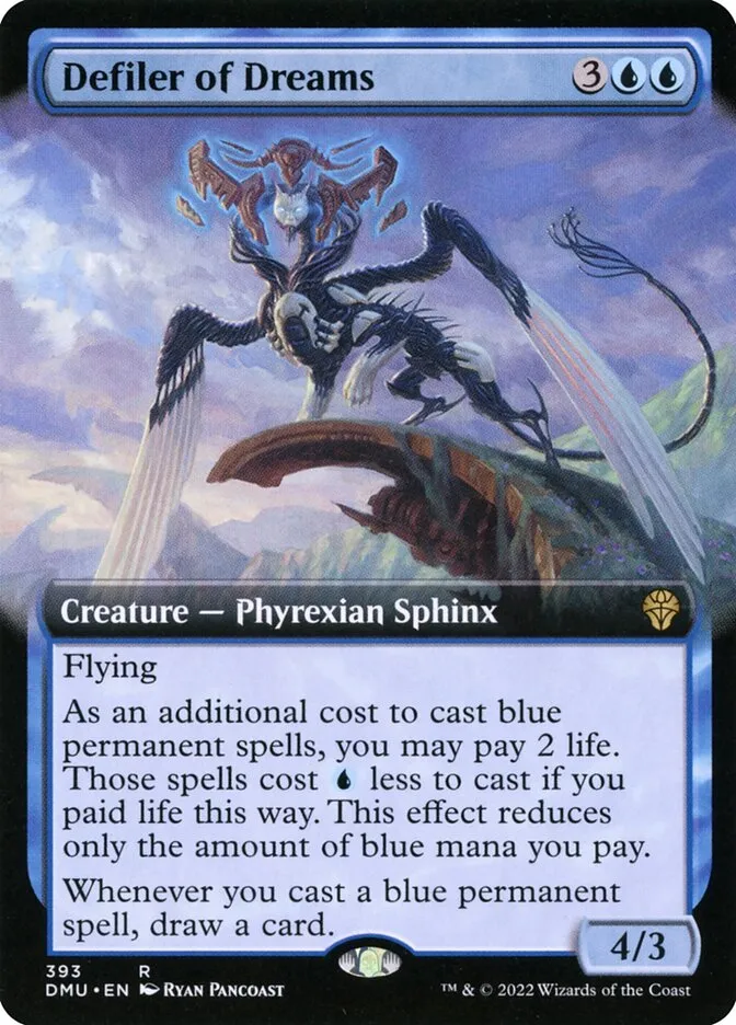 2022 Dominaria United Defiler of Dreams #393 rare card image