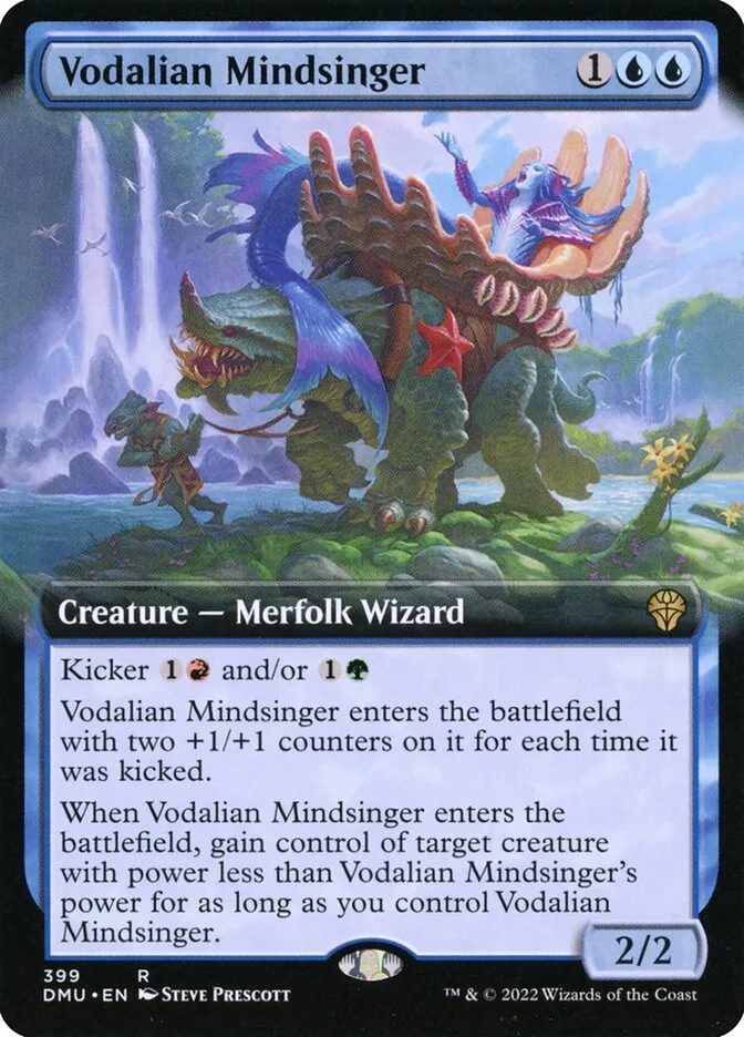 2022 Dominaria United Vodalian Mindsinger #399 rare card image