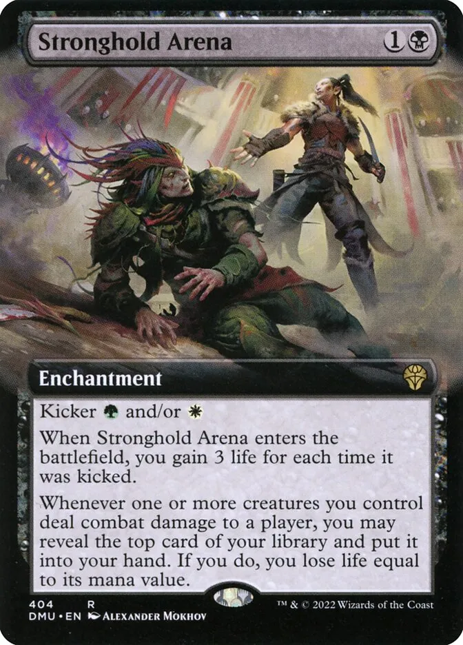 2022 Dominaria United Stronghold Arena #404 rare card image
