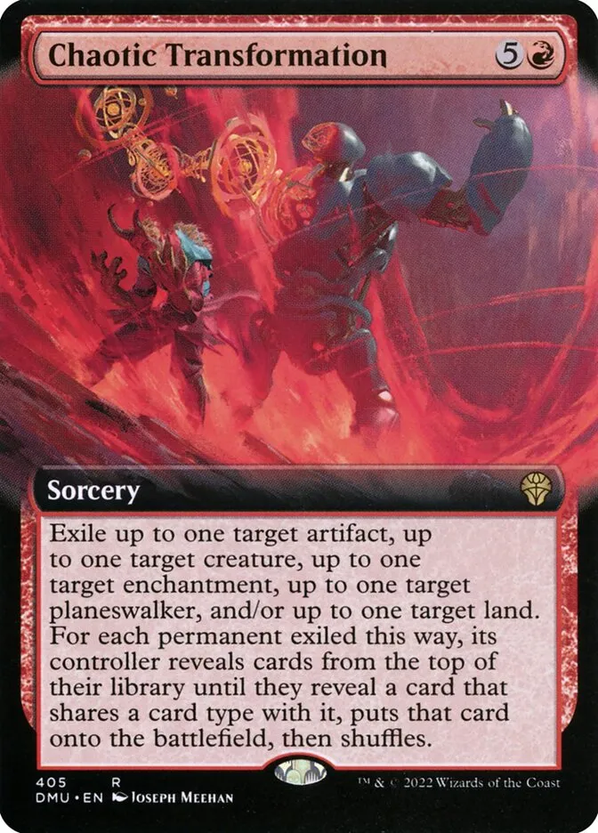 2022 Dominaria United Chaotic Transformation #405 rare card image
