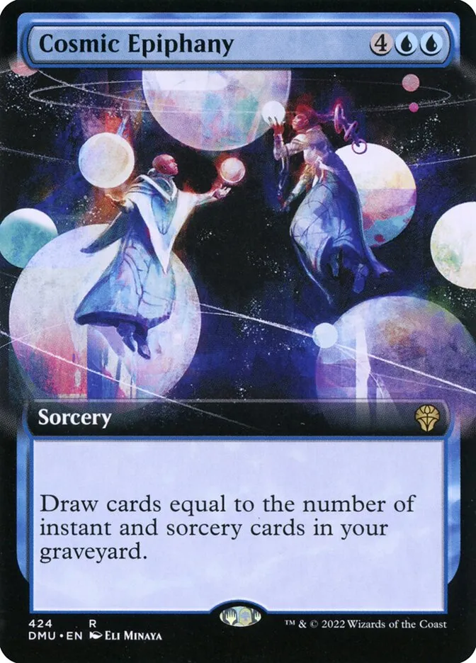 2022 Dominaria United Cosmic Epiphany #424 rare card image