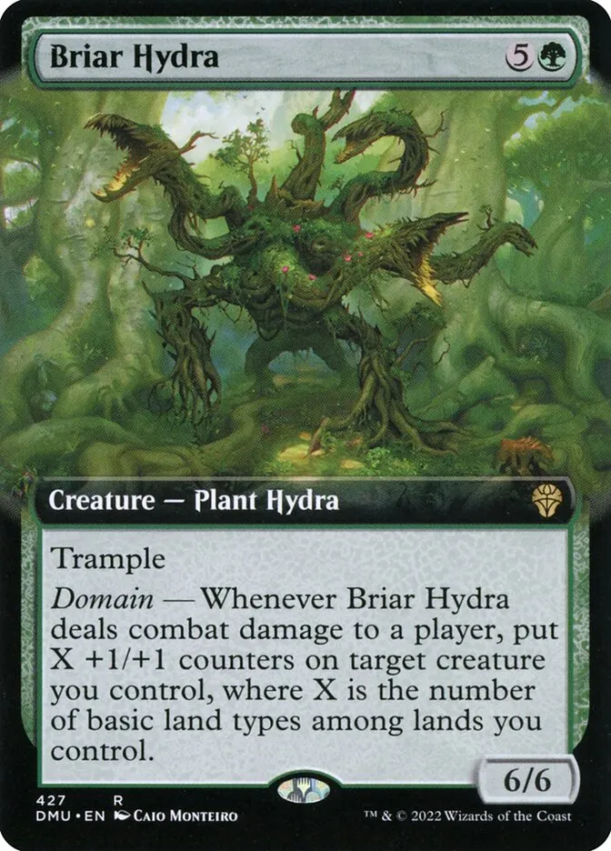 2022 Dominaria United Briar Hydra #427 rare card image