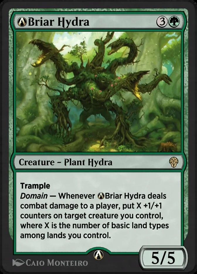 2022 Dominaria United A-Briar Hydra rare #A-286 rare card image
