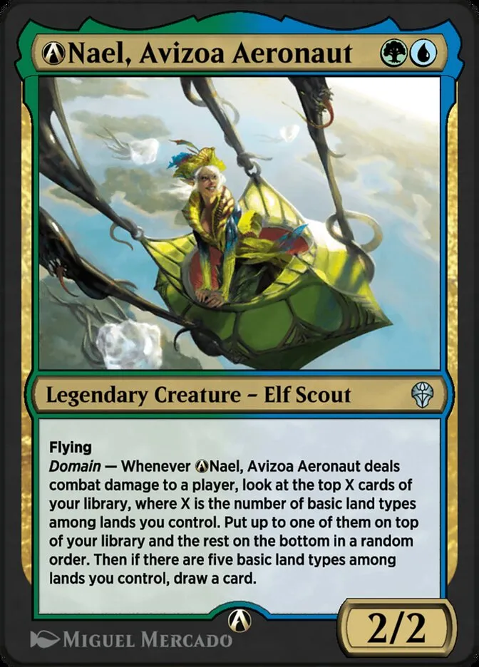 2022 Dominaria United A-Nael, Avizoa Aeronaut uncommon #A-207 uncommon card image