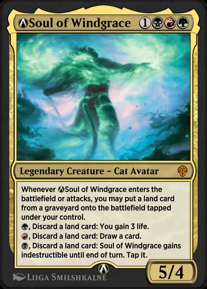 2022 Dominaria United A-Soul of Windgrace mythic #A-220 mythic card image