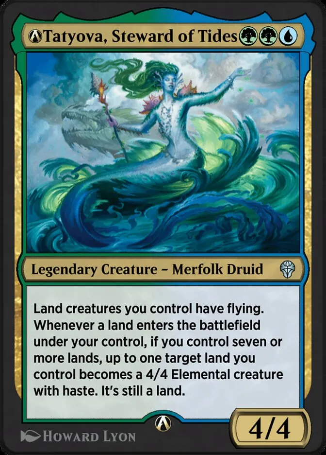 2022 Dominaria United A-Tatyova, Steward of Tides uncommon #A-222 uncommon card image