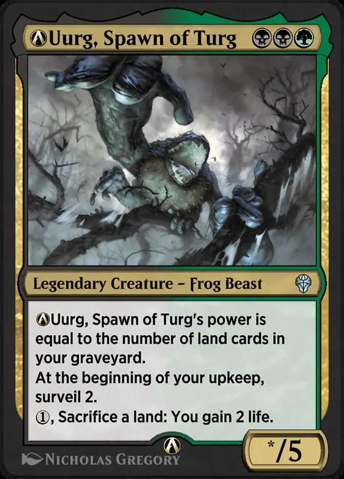 2022 Dominaria United A-Uurg, Spawn of Turg uncommon #A-225 uncommon card image