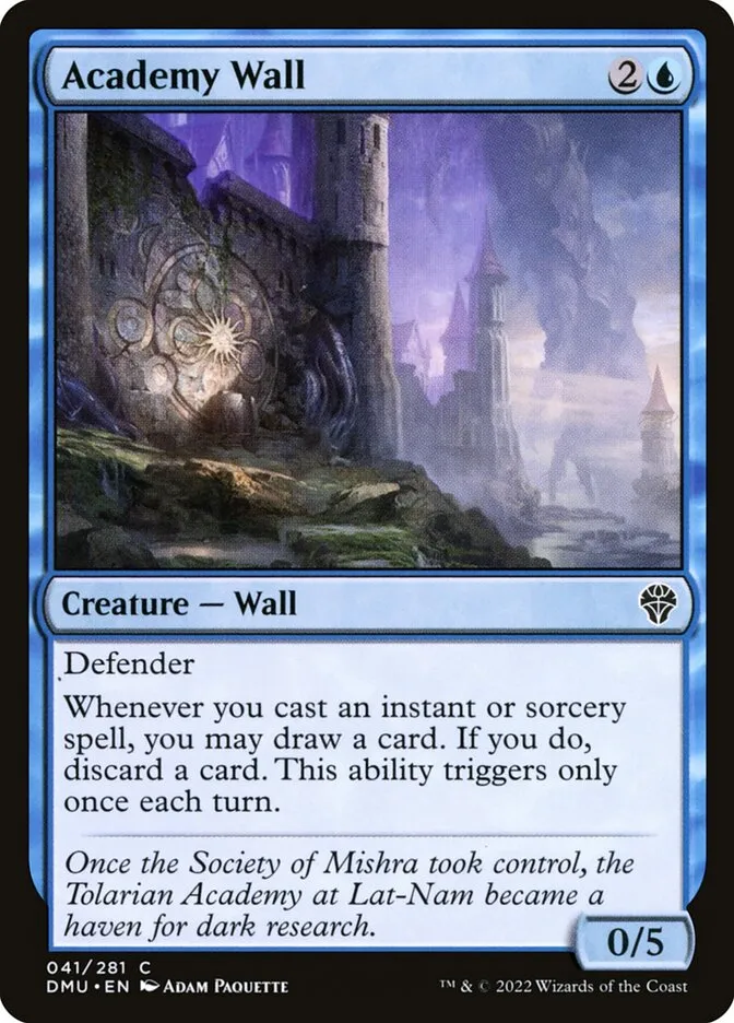 2022 Dominaria United Academy Wall #41 common card image