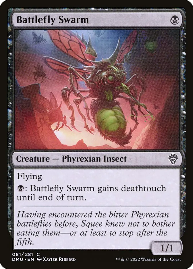 2022 Dominaria United Battlefly Swarm #81 common card image
