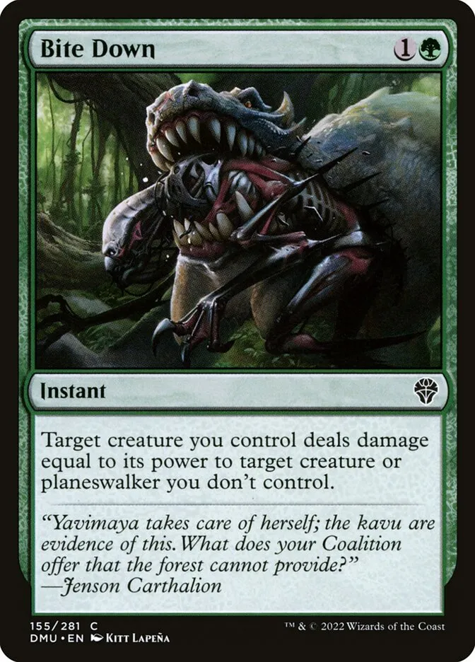 2022 Dominaria United Bite Down common #155 common card image
