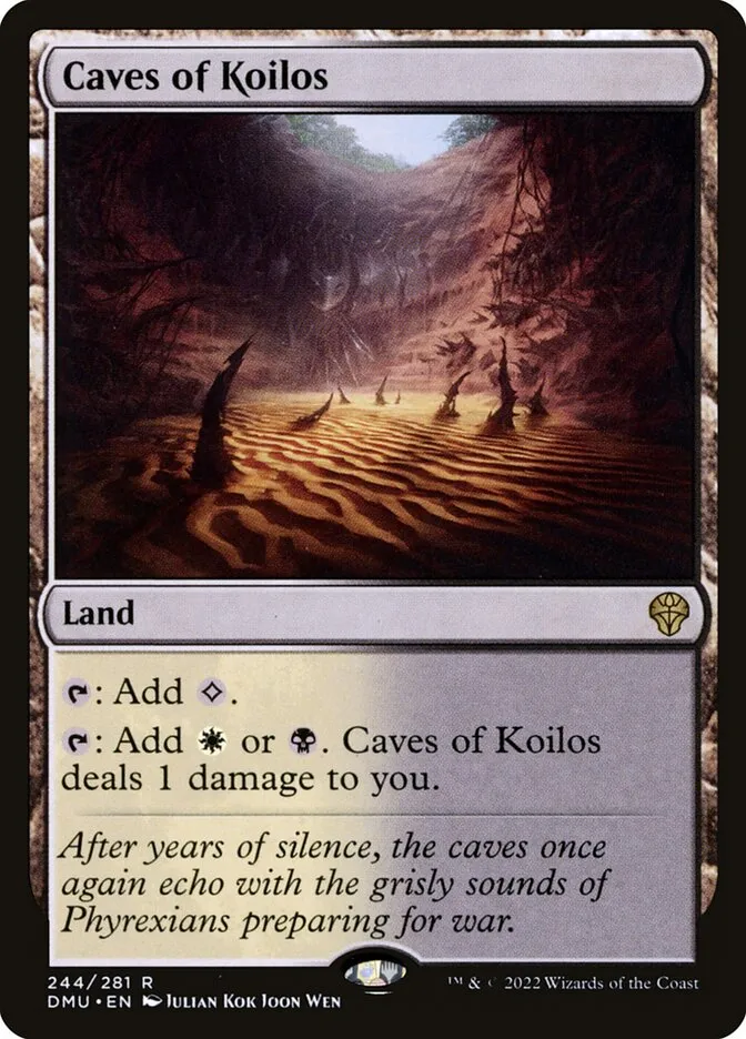 2022 Dominaria United Caves of Koilos #244 rare card image