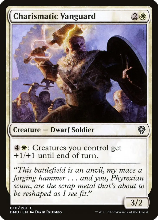 2022 Dominaria United Charismatic Vanguard common #10 common card image