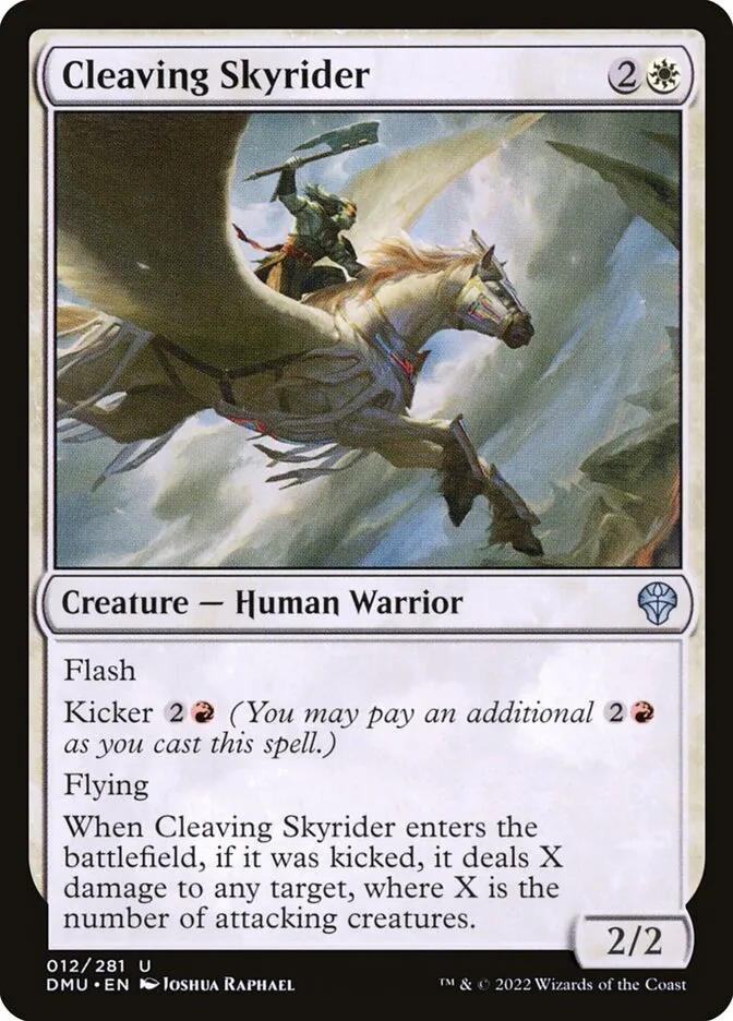 2022 Dominaria United Cleaving Skyrider uncommon #12 uncommon card image