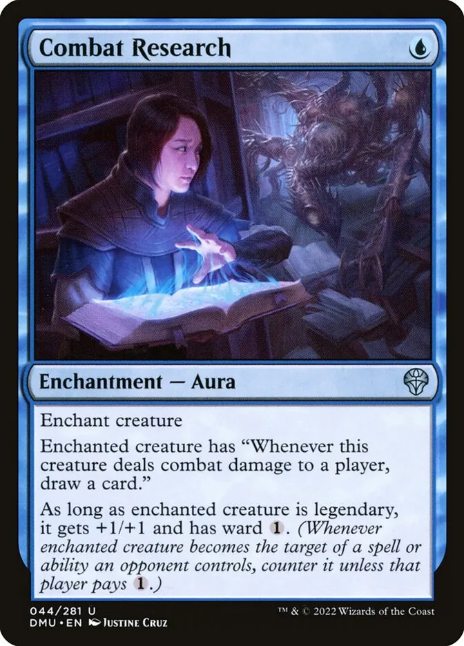 2022 Dominaria United Combat Research #44 uncommon card image