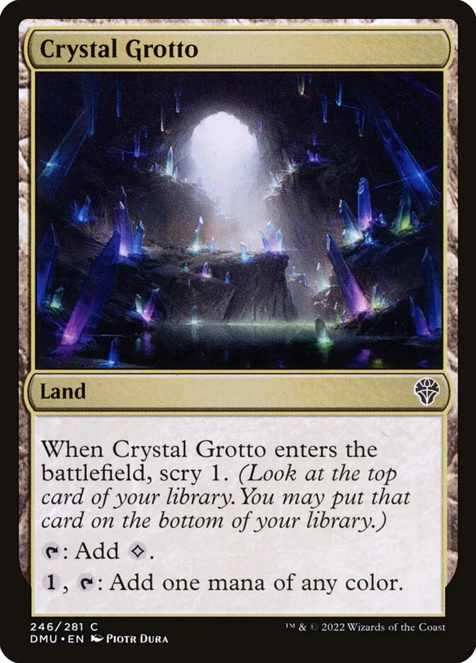 2022 Dominaria United Crystal Grotto #246 common card image