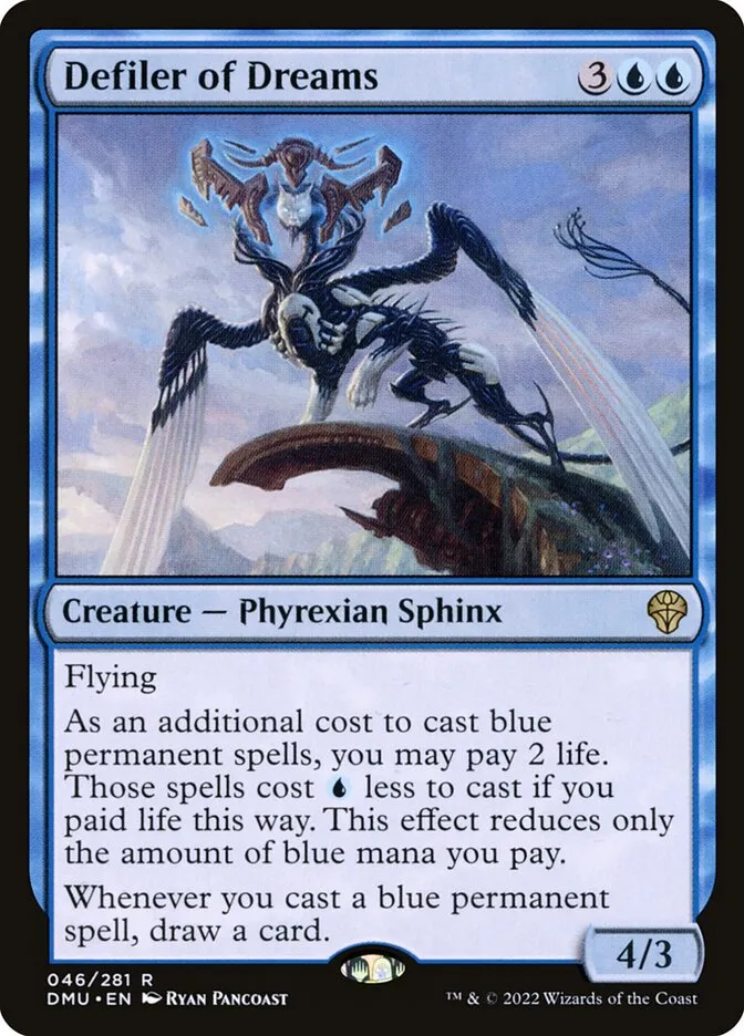 2022 Dominaria United Defiler of Dreams #46 rare card image