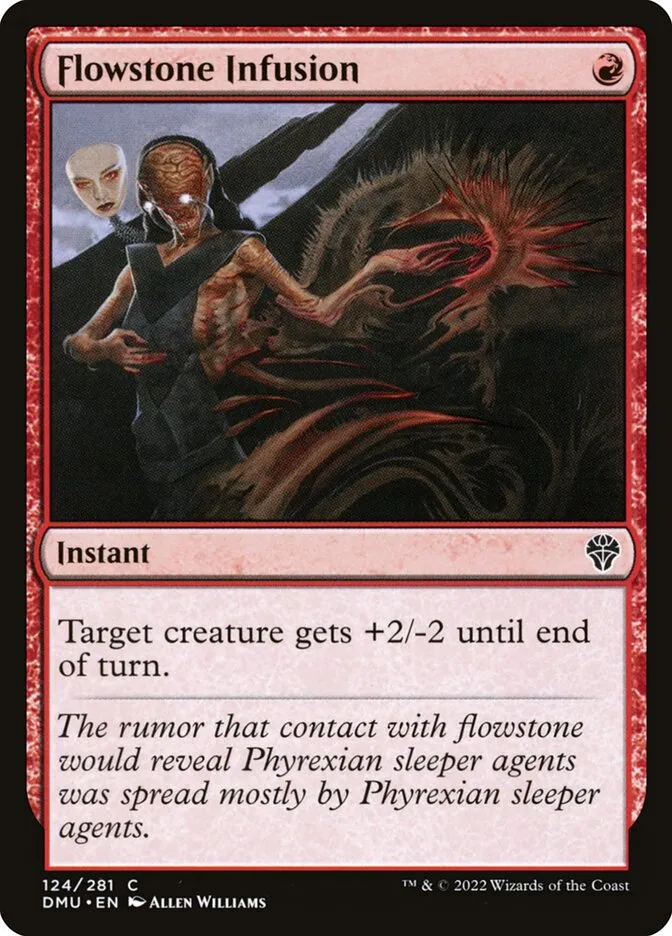 2022 Dominaria United Flowstone Infusion #124 common card image