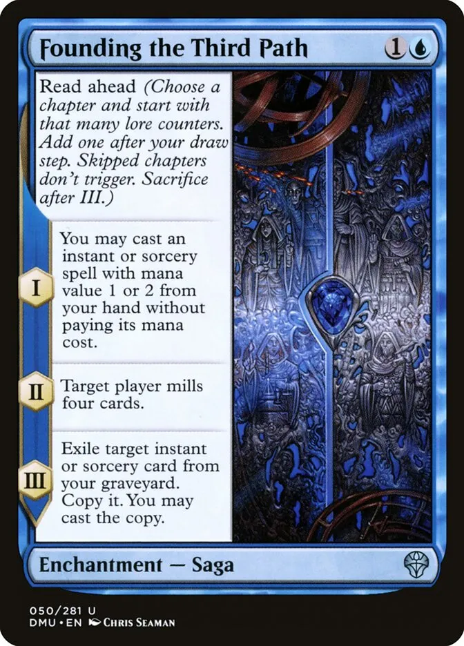 2022 Dominaria United Founding the Third Path #50 uncommon card image