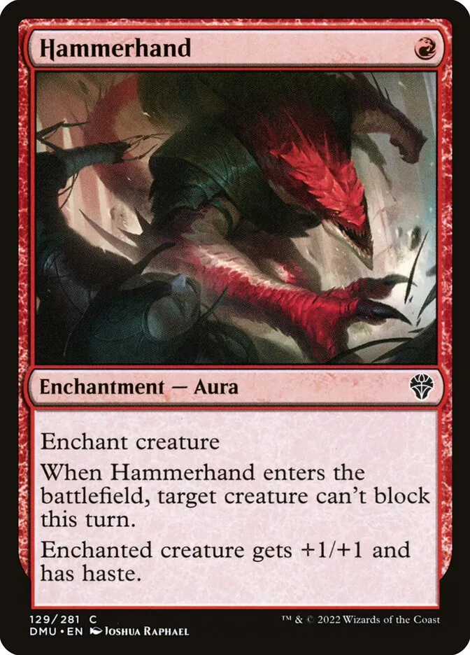 2022 Dominaria United Hammerhand #129 common card image