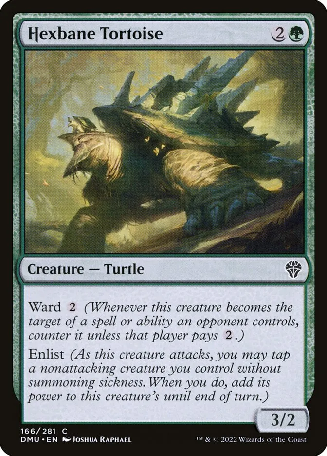 2022 Dominaria United Hexbane Tortoise #166 common card image